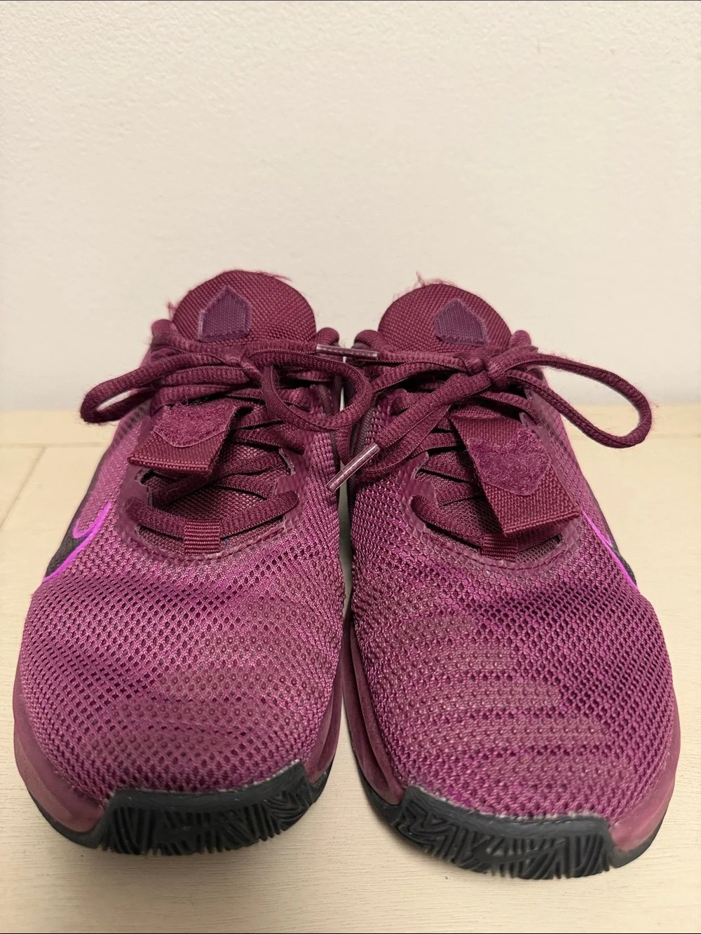 Nike Metcon 9 Womens 5.5 Bordeaux Purple Training Shoes Gym CrossFit DZ2537-603
